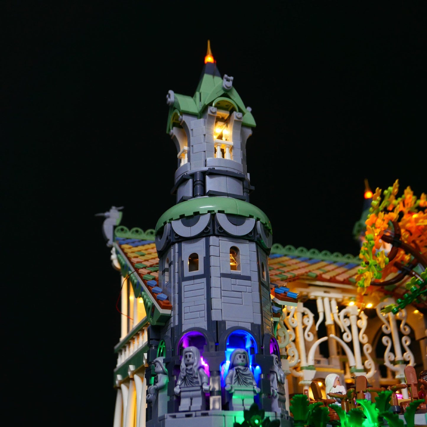 Éclairage de blocs de construction LP pour LEGO Le Seigneur des Anneaux Rivendell