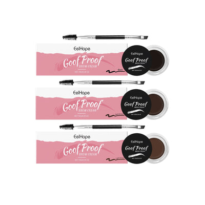 Eyebrow Cream Series Of Anti-Smudging Multi-Color Eyebrow Color Moisturizing Nourish Long-Lasting Dry Waterproof Eyebrow Cream - Korvel