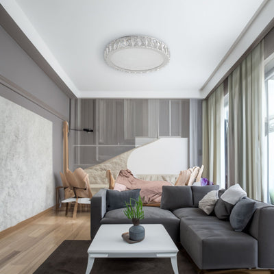 Elegant Embedded Crystal Chandelier