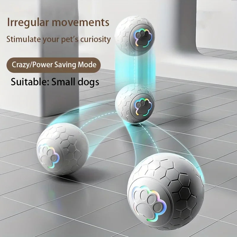 Interactive Rechargeable Dog Toy Ball - Smart Bouncing Fun