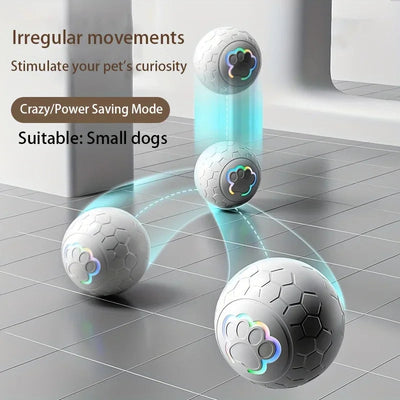 Interactive Rechargeable Dog Toy Ball - Smart Bouncing Fun