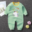 2024 Spring Autumn 0-2 Years Old Baby Romper Baby Jumpsuit Boys Girls Long-sleeved Trousers Newborn Romper Climbing Clothes - Korvel