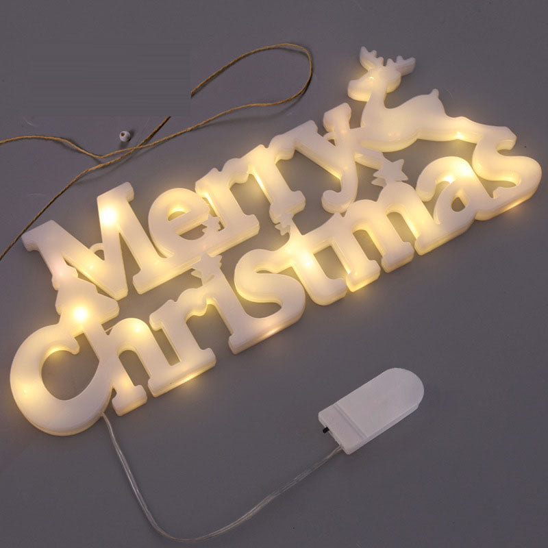 Christmas decorations, Christmas tree ornaments, LED lights, Christmas wreaths, letter lights, chrismas - Korvel