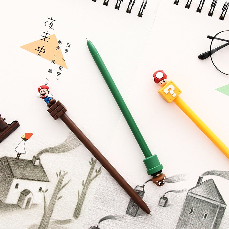 Super Mario Gel Pen - Premium School and Office Supply