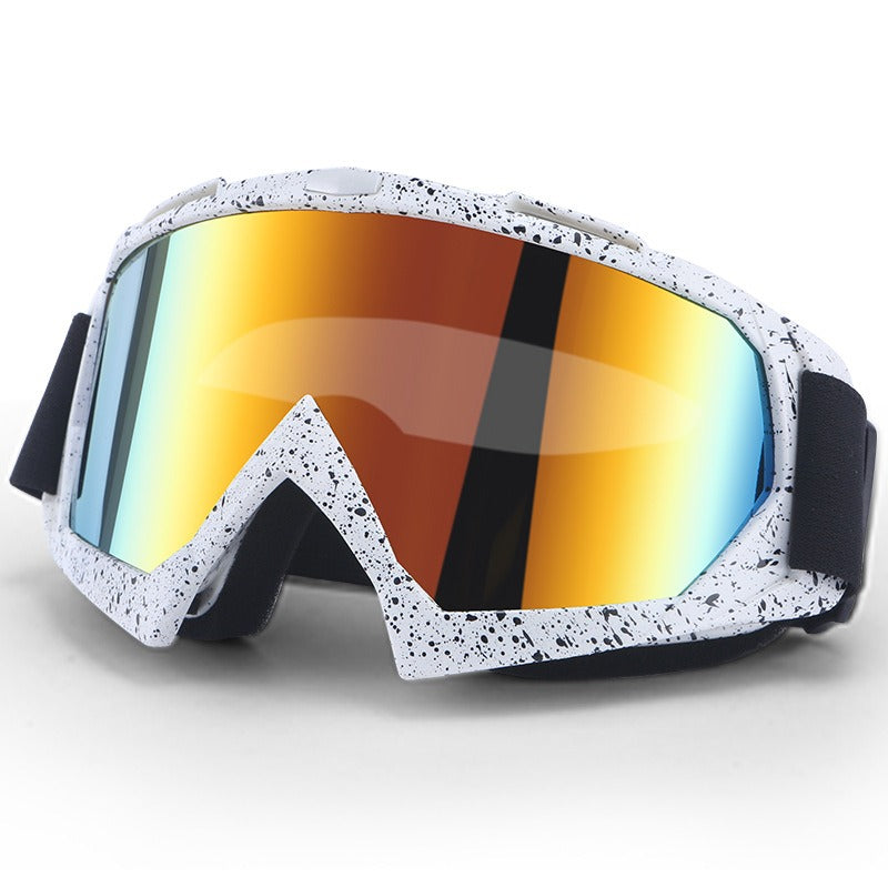 Outdoor Motorcycle Goggles Sheet Face Mask Outdoor Riding Windproof Dust Skiing Cross Country Helmet Goggles - Korvel