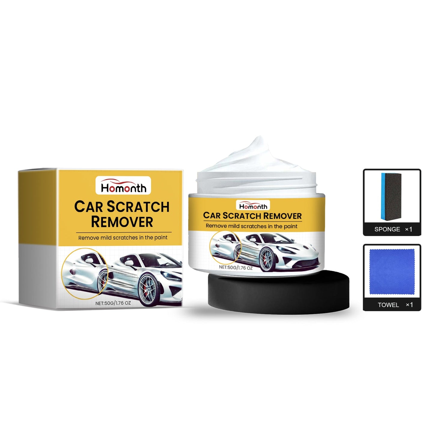 Premium Car Scratch Repair Cream for Paint Maintenance