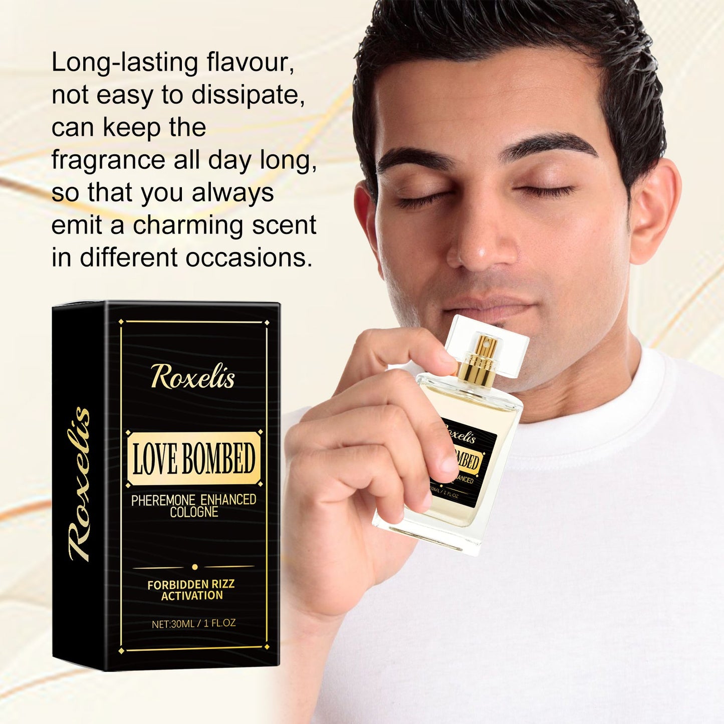 Pheromone Enhanced Cologne, Men's Cologne Lasting Light Fragrance Business Gentleman Fresh Charm Encounter Perfume - Korvel