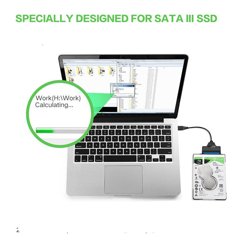 Câble de convertisseur portable Type-C vers SATA