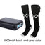 Heated Socks APP Remote Control 6000/5000mAh Rechargeable Battery Winter Thermal Electric Heating Thick Stockings 3 Gears - Korvel
