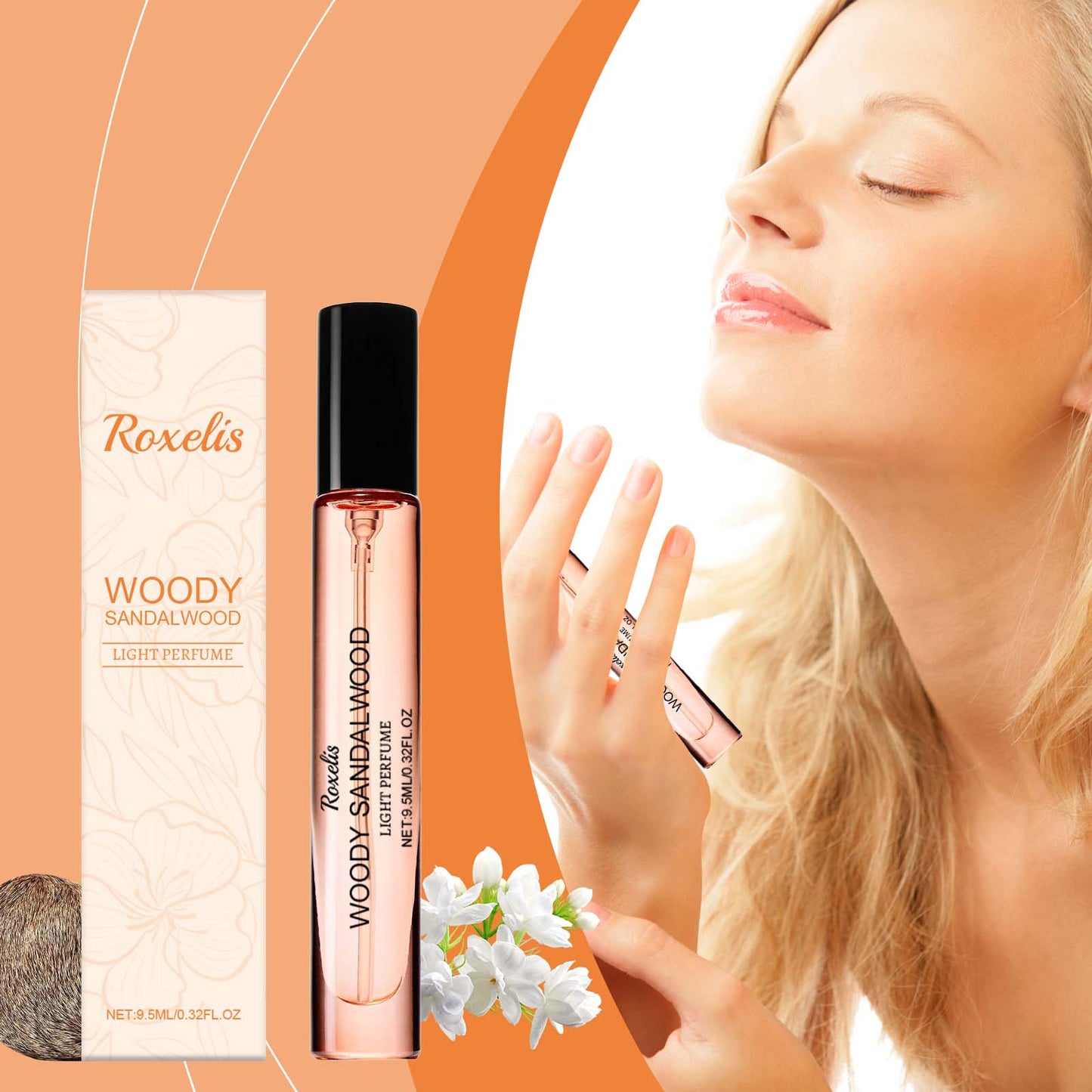 Wood Sandalwood Eau De Toilette, Women's Wrist Fragrance Natural Fresh Wood Sandalwood Niche Atmosphere Perfume - Korvel
