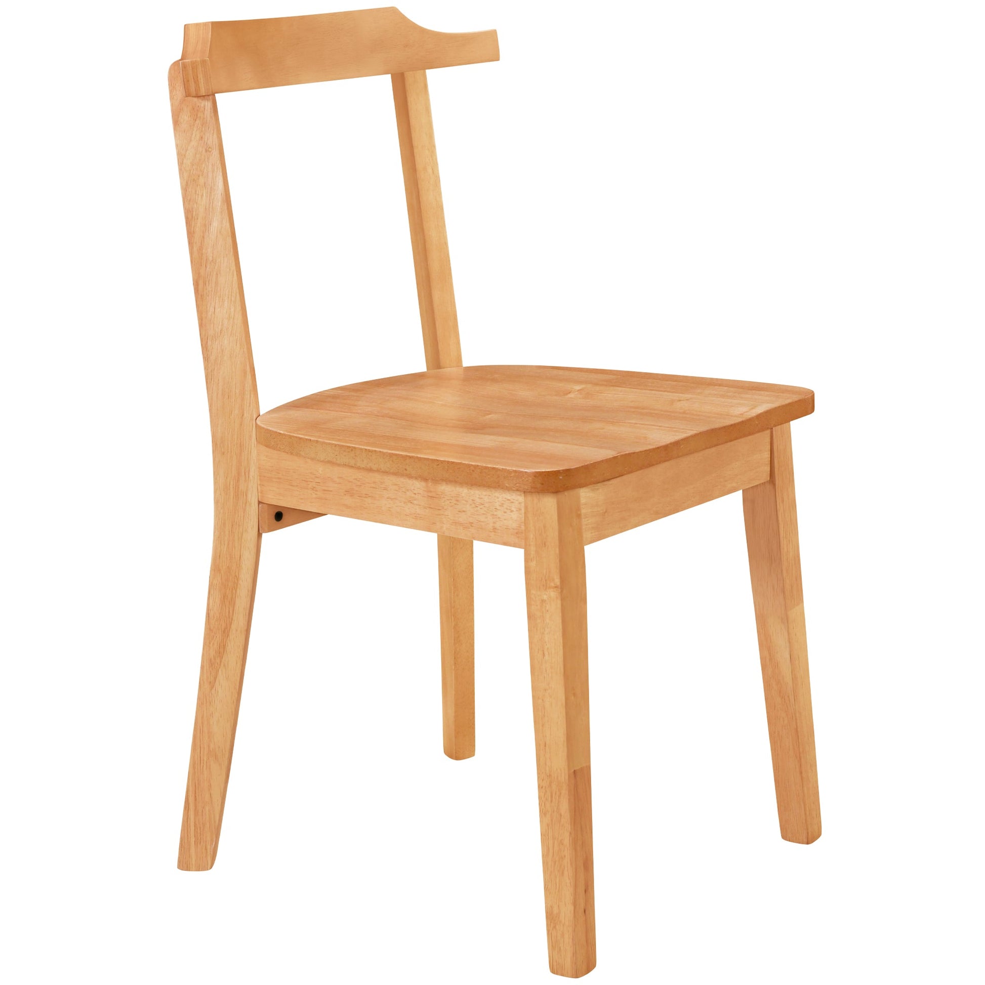 TOPMAX 65 "5-piece set with wheels, expandable dining table set, 17.7" pull-out side table and small dining chairs, natural - Korvel