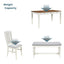 Conjunto de Mesa de Comedor de Madera de 6 Piezas TOPMAX de Estilo Mid-Century