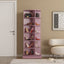 Pink 360 Rotating shoe cabinet 6 layers - Korvel