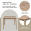 TREXM Classic and Traditional Style 6 - Piece Dining Set, Includes Dining Table, 4 Upholstered Chairs & Bench (Natural Wood Wash） - Korvel