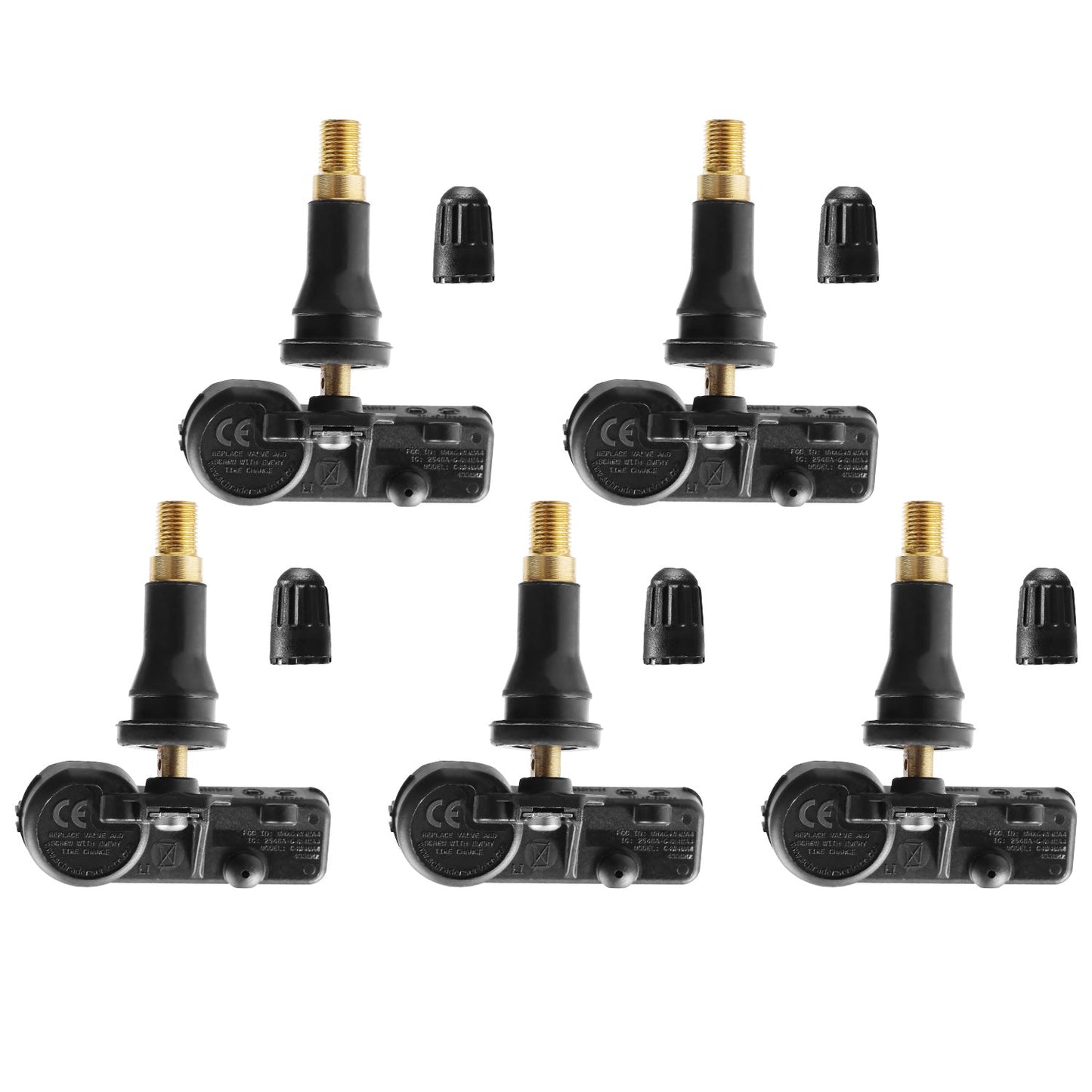 5PCS TPMS Tire Pressure Sensors for Jeep Chrysler Dodge Ram