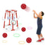 Ensemble de jouets de basket-ball pour piscine d'été avec 4 ballons de basket