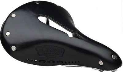 Brooks B17 Carved Saddle - Steel Black for Women