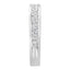 Bague demi-éternité en diamant certifié IGI de 1,0 Cttw en or blanc 18K