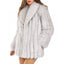 Stylish Fox-Fur Lapel Coat for Women