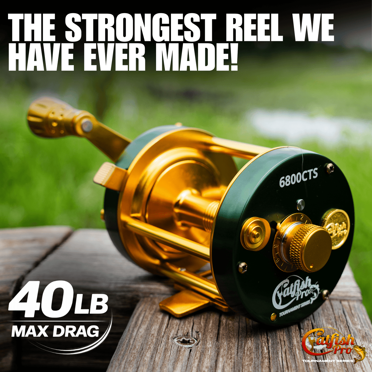 Moulinet Baitcaster Rond 6800 CTS