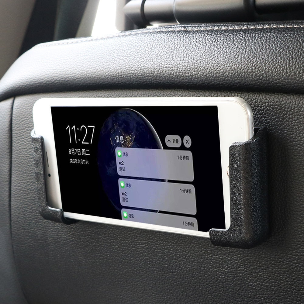 LEEPEE Adjustable Width Car Interior Accessories Multifunction Car Cell Phone Holder GPS Display Bracket Self-adhesive - Korvel