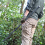 Climbing Stick Multi-Function Sickle Harpoon T-Shaped Four Section Stick Six Section Stick With Knife Tool Vehicle Outdoor Supplies - Korvel