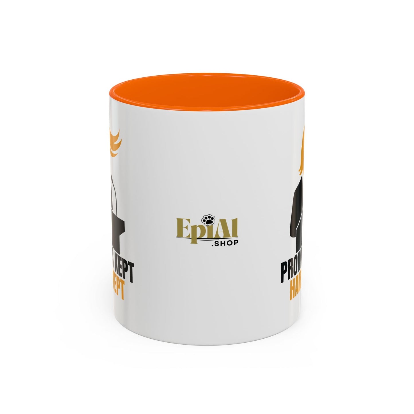 Promises Kept, Hair Swept Two-Tone Coffee Mug
