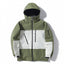 Chaqueta a Prueba de Viento con Color Combinado y Aislante