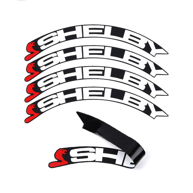 Car tire stickers tire letter stickers English letter 3D stickers - Korvel