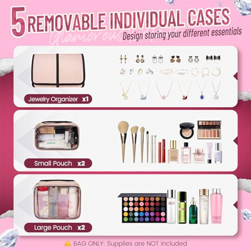 Women's Premium Travel Makeup Storage Bag