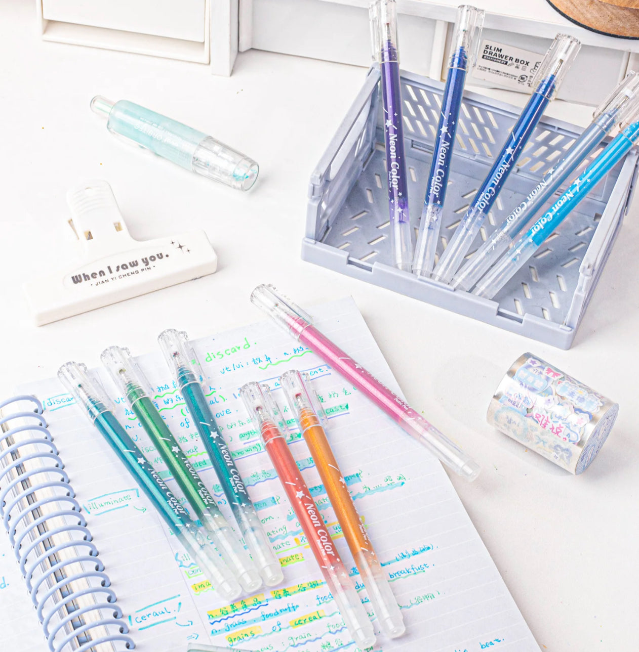 SparkleHue Gel Pen Set - Korvel