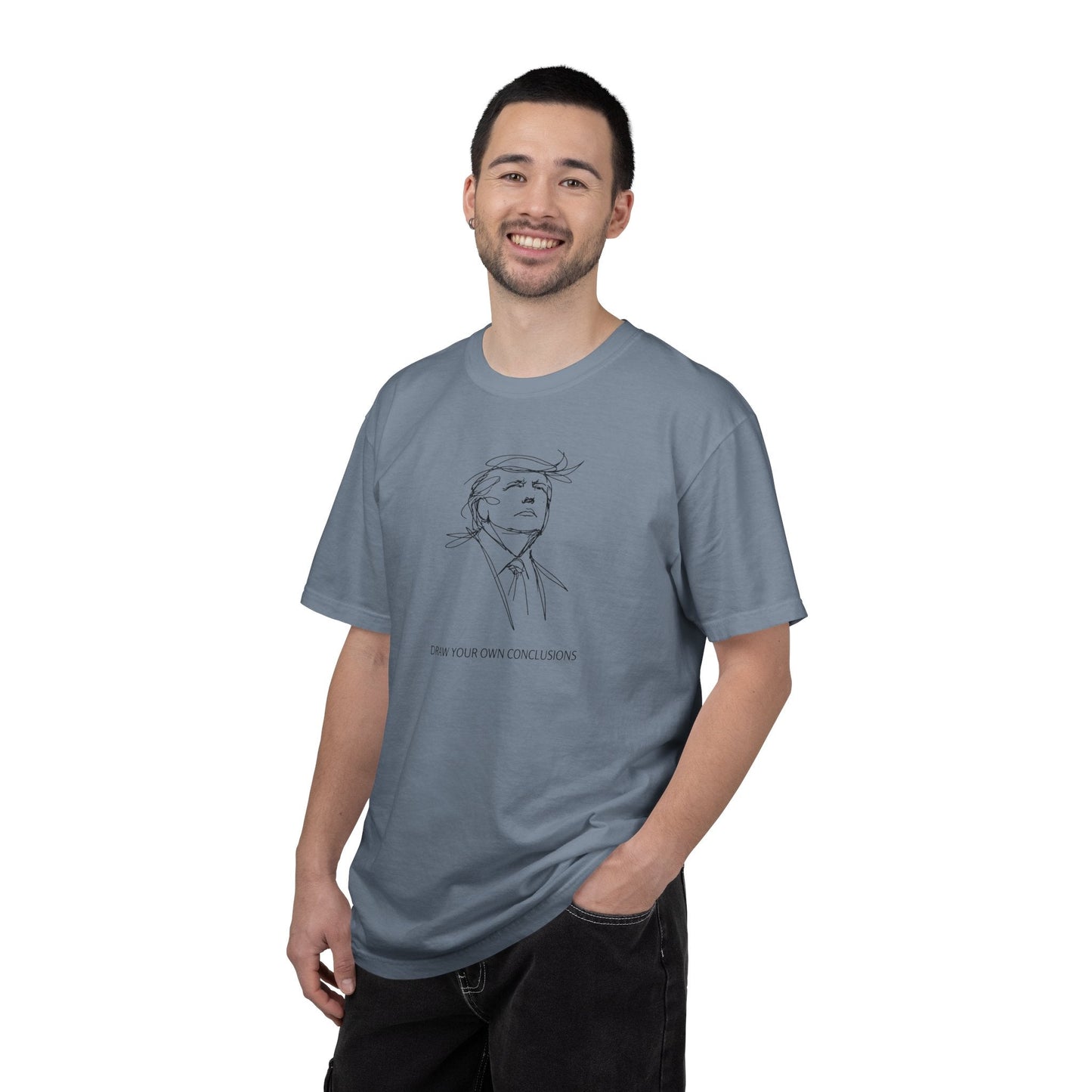 Saca tus propias conclusiones camiseta gráfica unisex