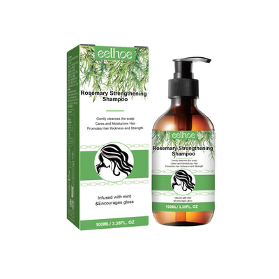Rosemary Shampoo Deep Cleansing Massage Scalp Moisturizing Soft Dense Hair Shampoo - Korvel