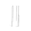 Pendientes Threader de Diamantes en Oro Blanco de 10K 1/10 Cttw