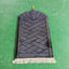 Shell shaped solid color carpet irregular flannel sponge thickened short flannel embossed portable floor mat - Korvel
