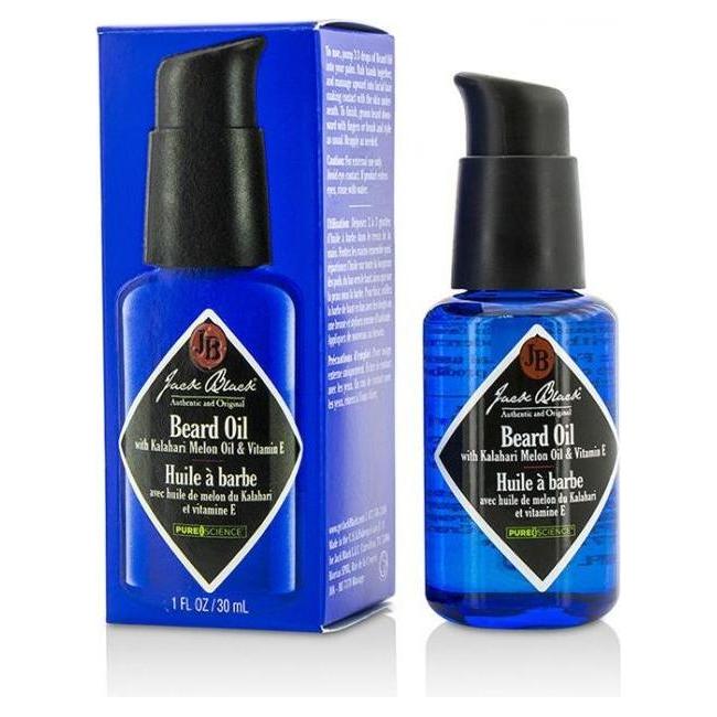 Aceite para barba Jack Black con aceite de melón Kalahari y vitamina E - 1 oz