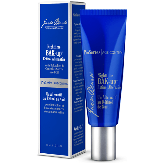 Jack Black Nighttime Bak-up Crema Alternativa al Retinol, 1.7 Fl oz