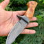 Artisan Crafted Damascus Steel Hunting Knife - Korvel
