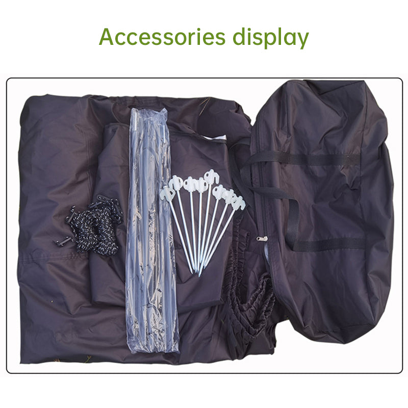 Large Multifunctional Outdoor Zipper Tents for Camping - Water - Repellent, Rainproof, Sunscreen, for Multiple People - Korvel