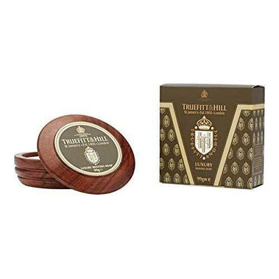 Truefitt & Hill Luxury Shaving Soap in Wooden Bowl - 3.3 oz