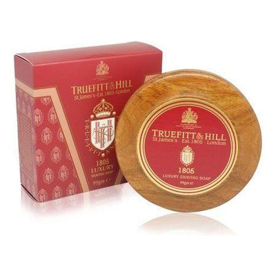 Savon à raser de luxe Truefitt & Hill 1805 dans un bol en bois - 3,3 oz