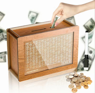 CashTarget Wooden Bank - Korvel