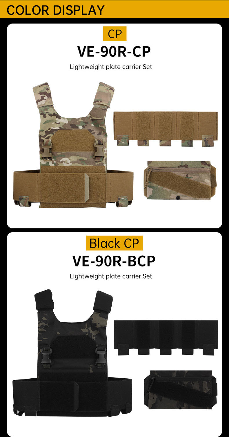 QASM Chest Buckle Waist Seal Storage Bag Little Dinosaur AC-1 Lightweight Tank Set - Korvel