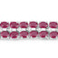 20.03 Carat Ruby and White Topaz Sterling Silver Bracelet