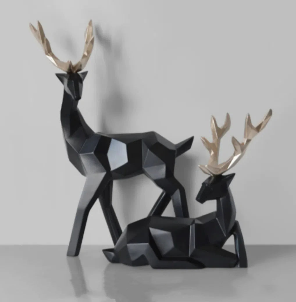 Elegant Resin Deer Figurine for Home Decor