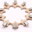 Premium Beech Wood Pacifier Clip - Cute Elephant & Heart Design