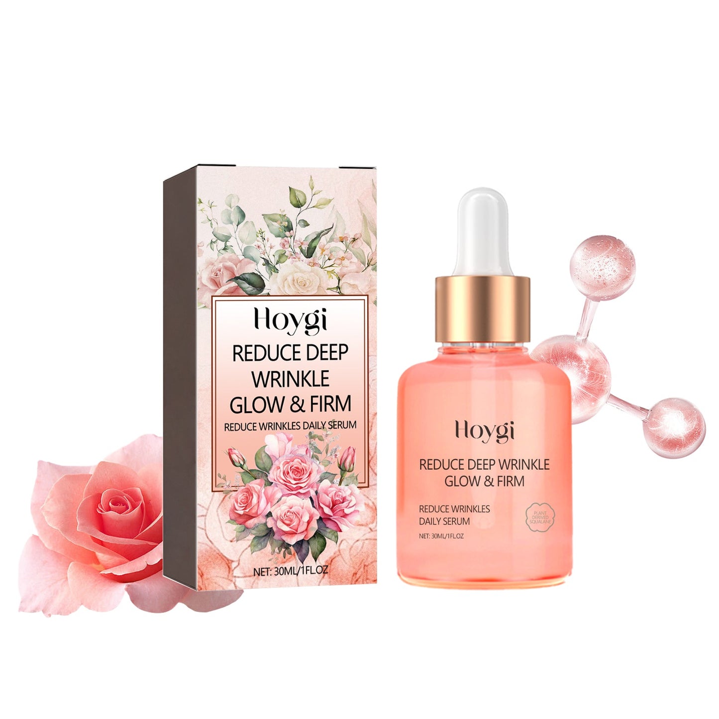 Rose Oil Vc Essence Improves Fine Lines Care For Rough And Dry Skin Brightening And Firming Skin Care Essential Oil - Korvel