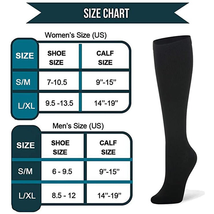 Calcetines de Rodilla de Color Sólido Premium para Estilos de Vida Activos