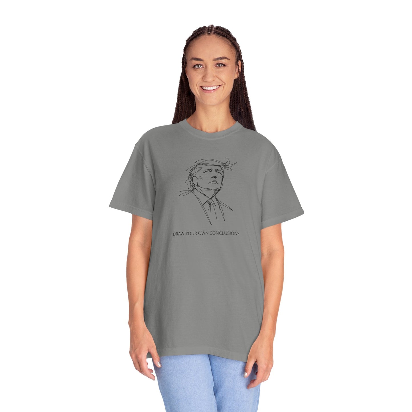 Saca tus propias conclusiones camiseta gráfica unisex