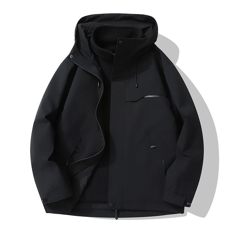 Veste de sport imperméable en coton pour homme